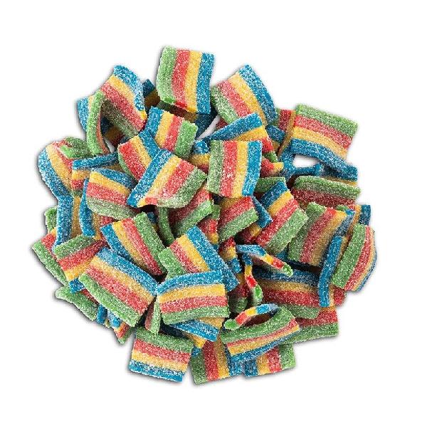 Vidal Sour Mini Rainbow Belts, Canadian Online Candy and Stuffed Animal Shop, SooSweet Shop DBA Sweet Factory