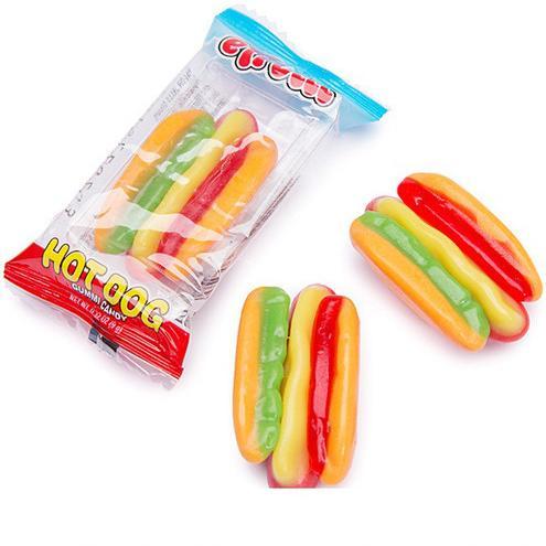 Efrutti Gummi Hot dog, Canadian Online Candy and Stuffed Animal Shop, SooSweet Shop DBA Sweet Factory