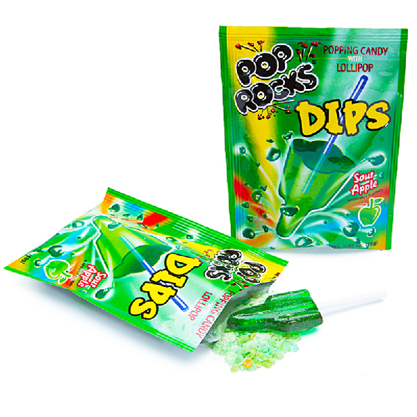 Pop Rocks Dips Sour Apple, Canadian Online Candy and Stuffed Animal Shop, SooSweet Shop DBA Sweet Factory