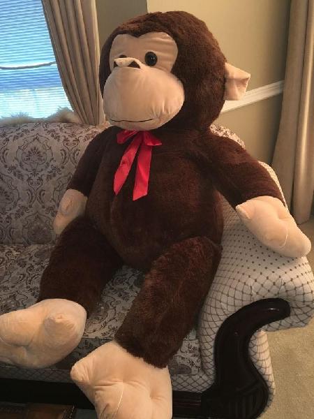 Jumbo Brown Monkey 53 Inch, Canadian Online Candy and Stuffed Animal Shop, SooSweet Shop DBA Sweet Factory