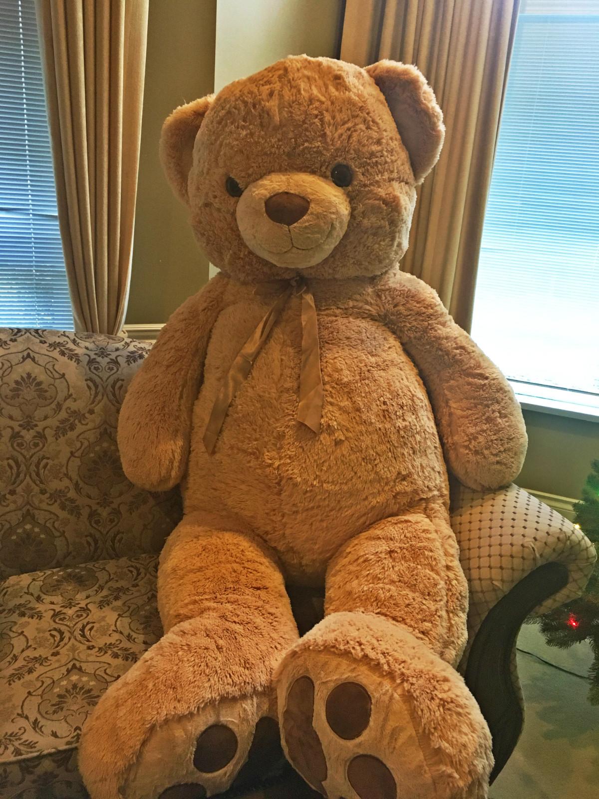 Jumbo Brown Teddy Bear 72 Inch  free shipping,SooSweetShop.ca
