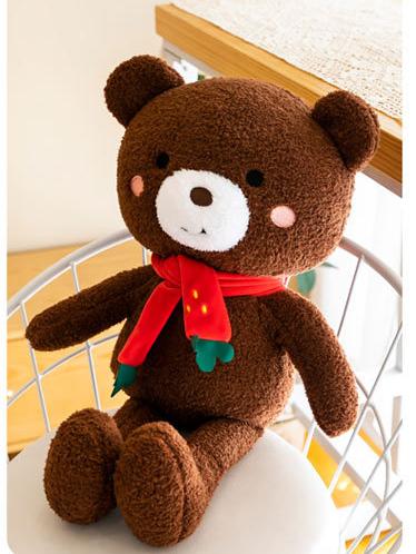 Cute Teddy Bear with scarf and long legs 60cm,SooSweetShop.ca