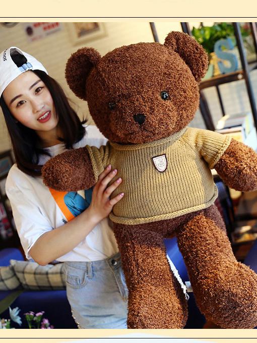 Good Quality Teddy Bear with Sweater,SooSweetShop.ca