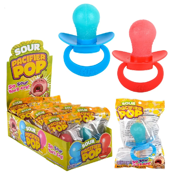 Flix Sour Pacifier Pop, Canadian Online Candy and Stuffed Animal Shop, SooSweet Shop DBA Sweet Factory
