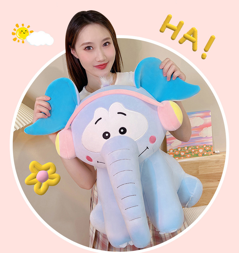 Sitting Elephant Plush Toy Doll, Canadian Online Candy and Stuffed Animal Shop, SooSweet Shop DBA Sweet Factory